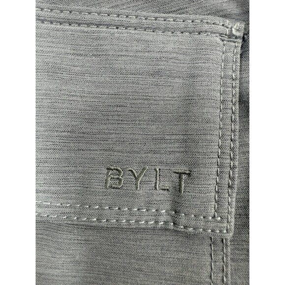 Bylt Mens Kinetic Shorts Size 2XL Gray Performance Chino Golf Stretch - Picture 8 of 16